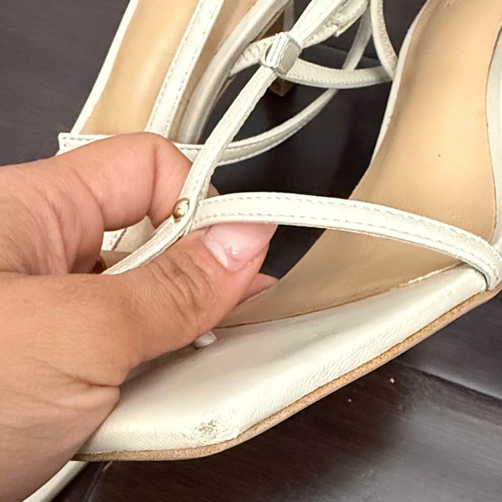 Tony Bianco Nude Strappy Heels - Picture 7 of 9